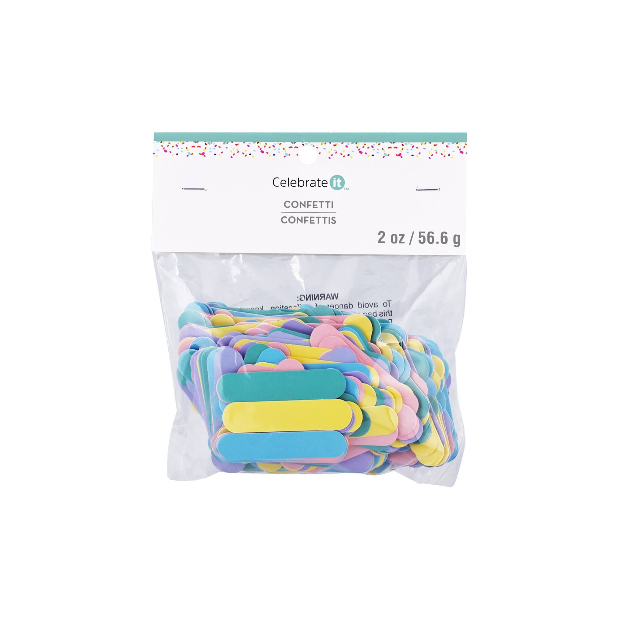 12 Pack: 2" Pastel Sprinkle Confetti by Celebrate It™